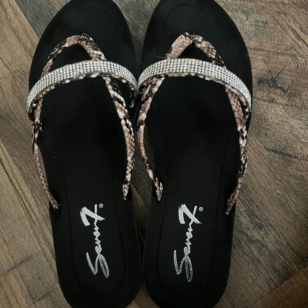 7Seven jeans slides/ sandals